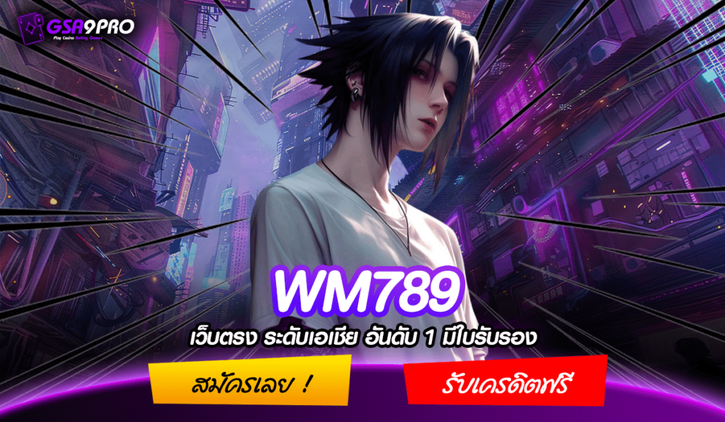 WM789 ทางเข้าแท้ เว็บเกมสล็อต ที่ดีที่สุด มาตรฐานระดับสากล